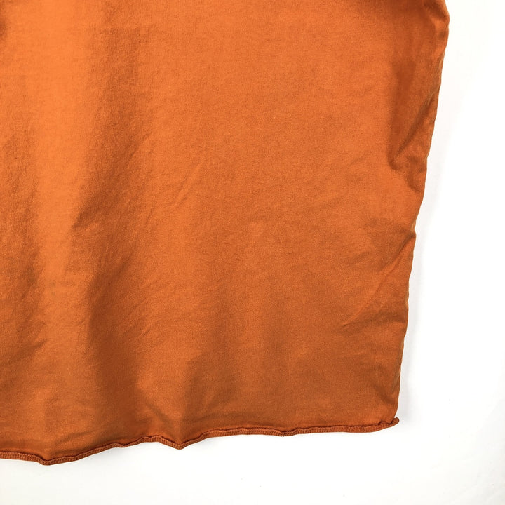 Ralph Lauren POLO JEANS COMPANY Short-Sleeve Logo T-Shirt, Men's Size L (approx.) cotton orange type Vintage Second Hand