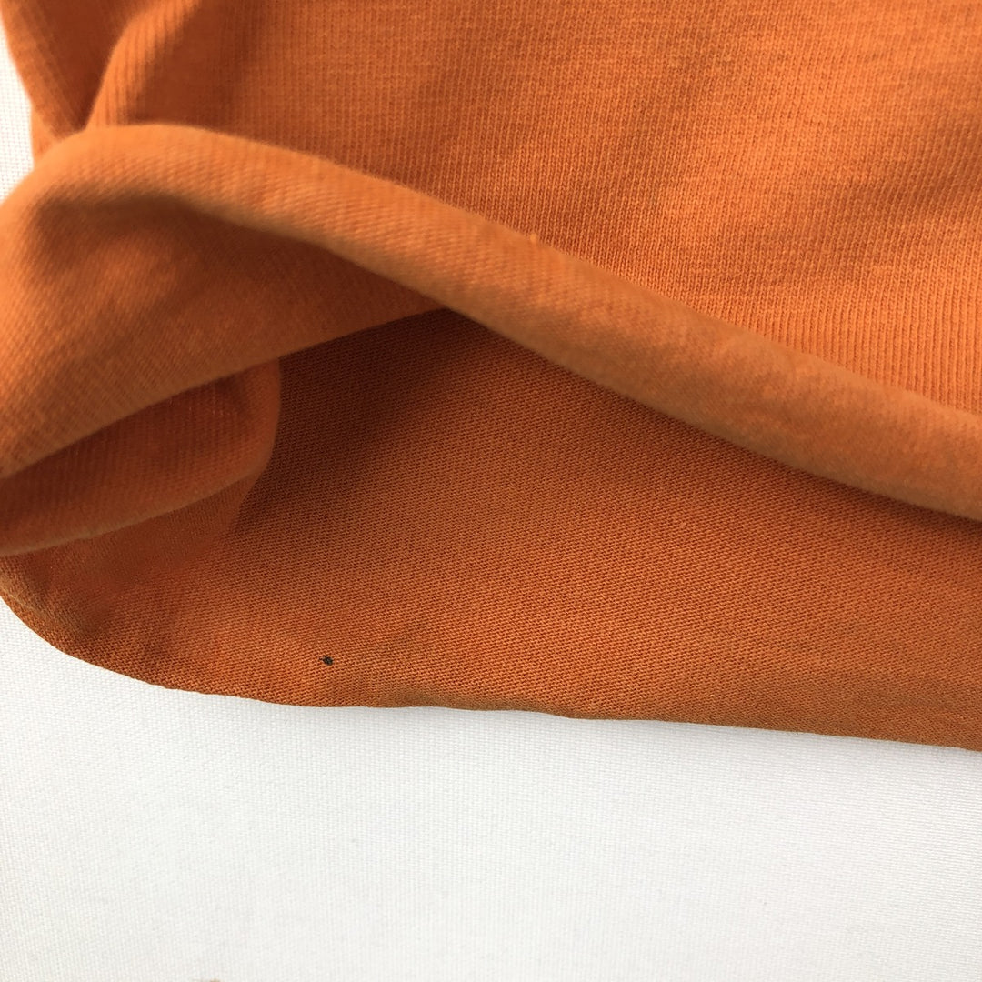 Ralph Lauren POLO JEANS COMPANY Short-Sleeve Logo T-Shirt, Men's Size L (approx.) cotton orange type Vintage Second Hand