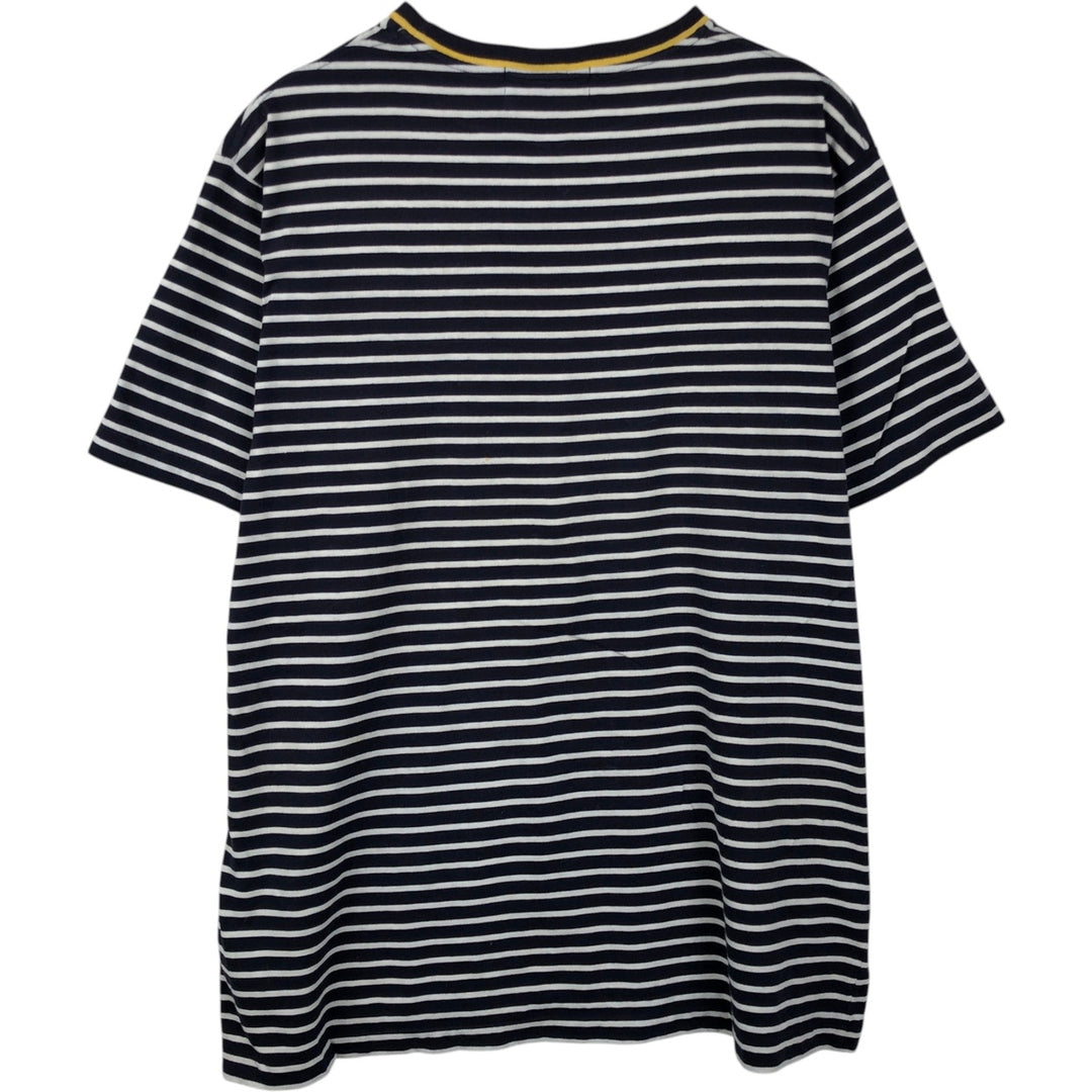 Ralph Lauren POLO SPORT Short-Sleeve Striped T-Shirt, Men's Size L (approx.) cotton navy blue type Vintage Second Hand