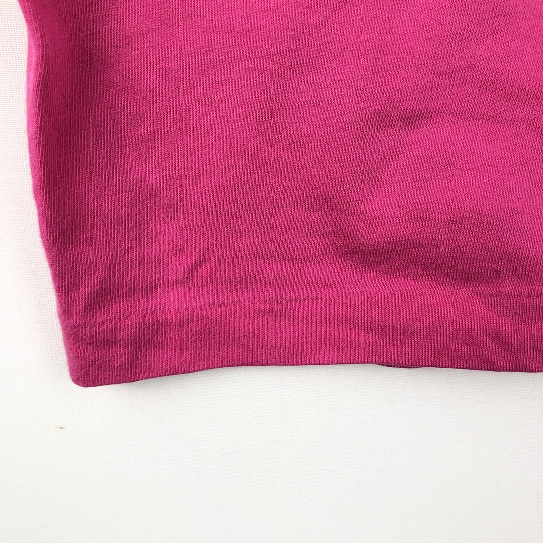 Ralph Lauren POLO SPORT Short-Sleeve T-Shirt with One-Point Logo Pocket, Men's Size L (approx.) cotton pink type Vintage Second Hand