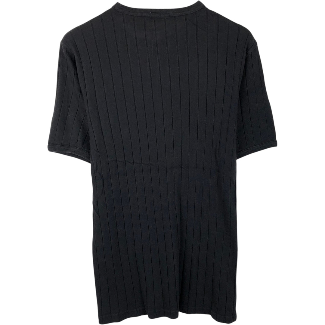 Ralph Lauren POLO JEANS COMPANY Short-Sleeve T-Shirt with One-Point Logo, Men's Size S (approx.) cotton black type Vintage Second Hand