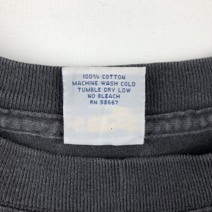 90'S Guess Short-Sleeve Printed T-Shirt, Made in USA, Men's Size M (Equivalent), Vintage cotton black type Vintage Second Hand