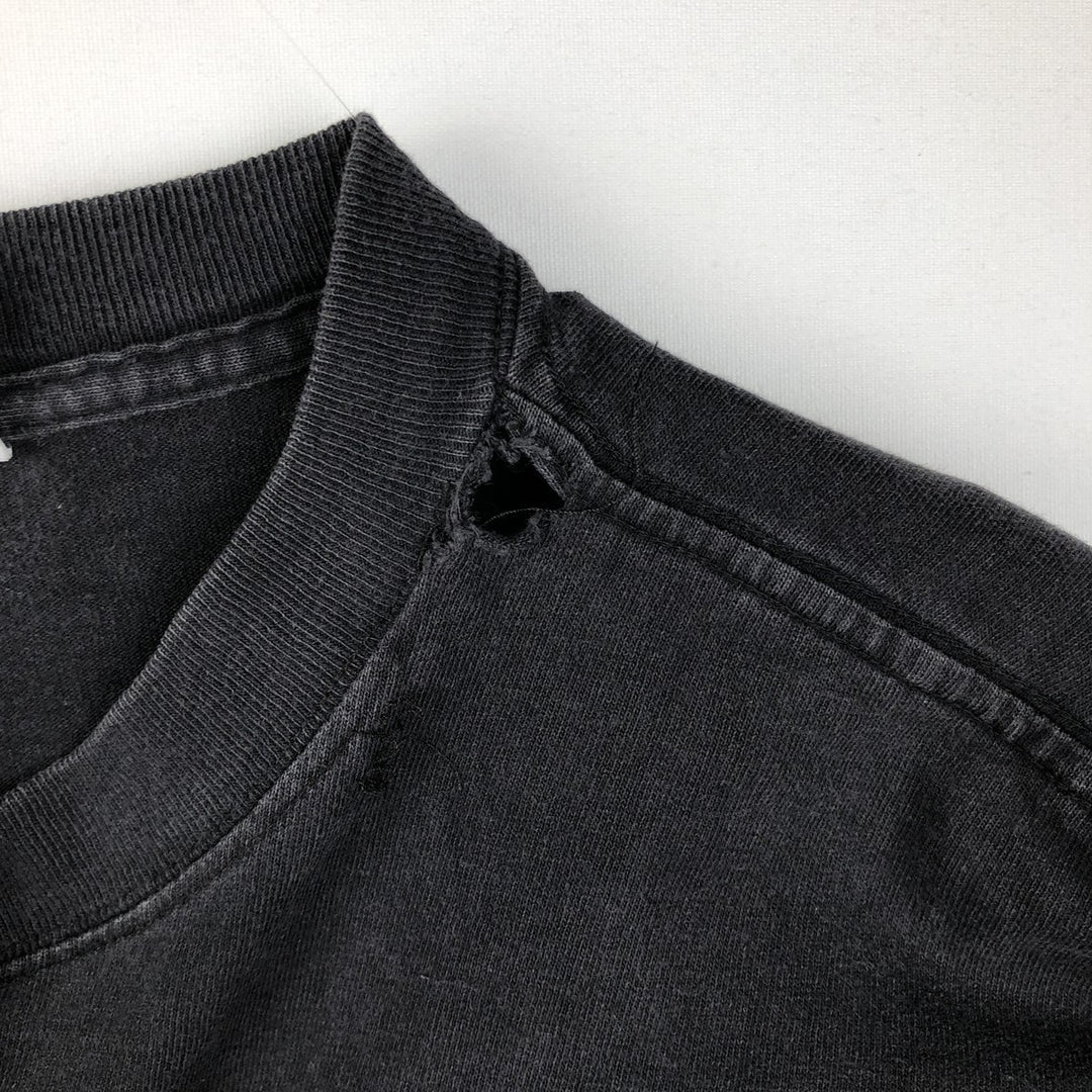 90'S Guess Short-Sleeve Printed T-Shirt, Made in USA, Men's Size M (Equivalent), Vintage cotton black type Vintage Second Hand