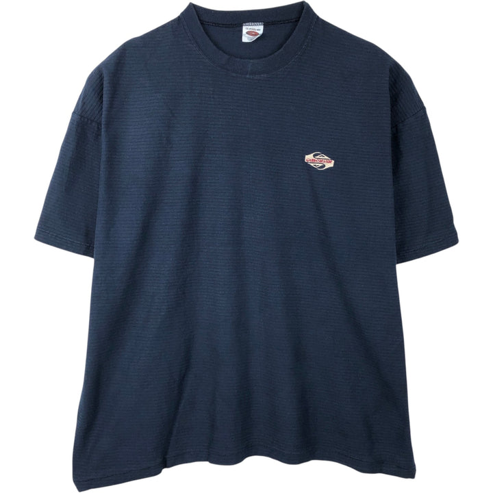 QUIKSILVER Surf Skate T-Shirt, Made in USA, Men's Size XL (approx.) cotton navy blue type Vintage Second Hand