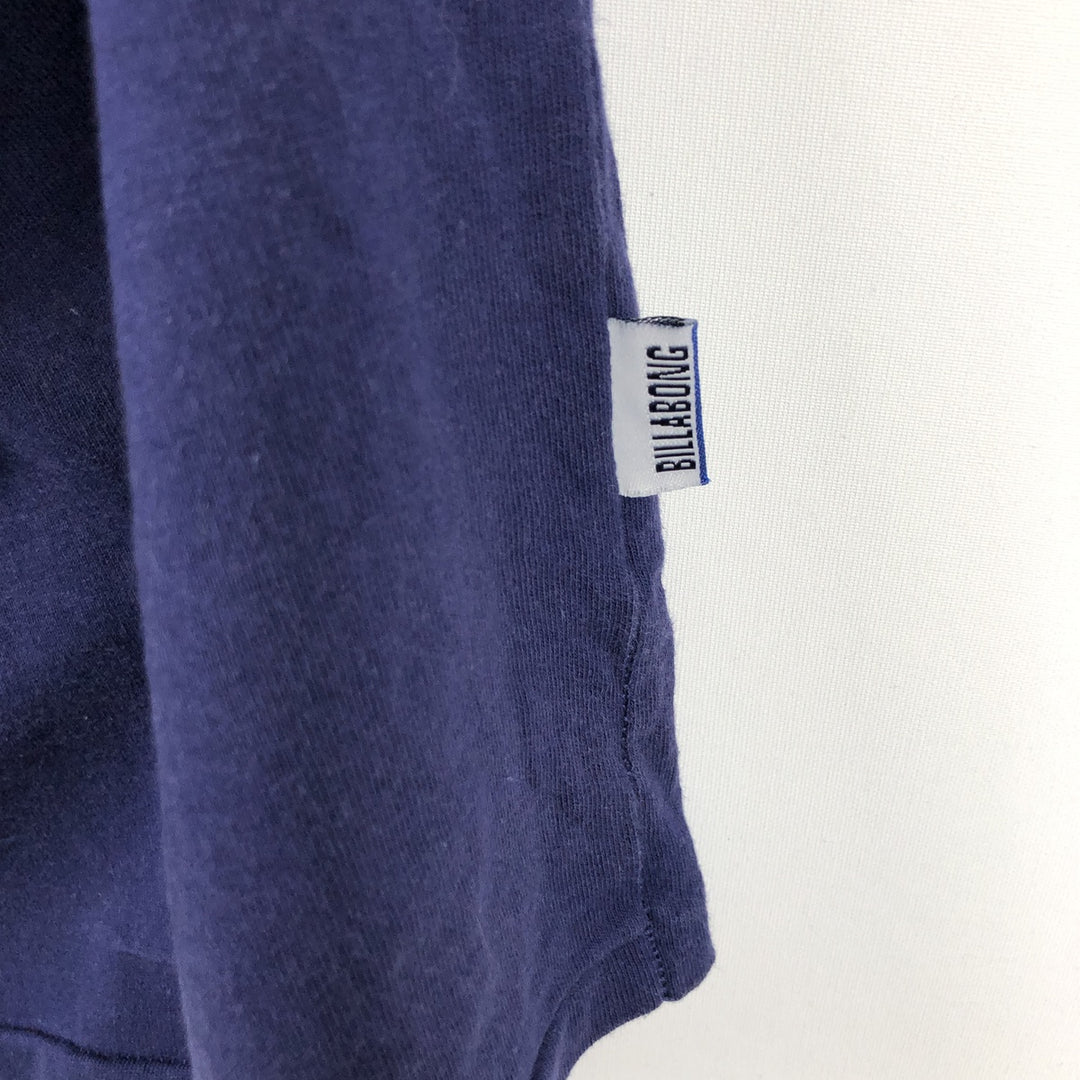 BILLABONG Surf Skate T-Shirt, Size XL (Men's XL equivalent) cotton navy blue type Vintage Second Hand