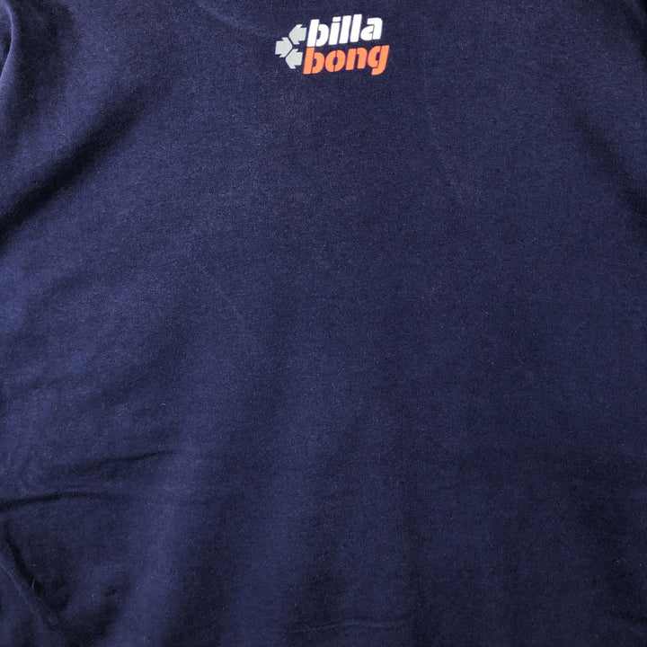 BILLABONG Surf Skate T-Shirt, Size XL (Men's XL equivalent) cotton navy blue type Vintage Second Hand