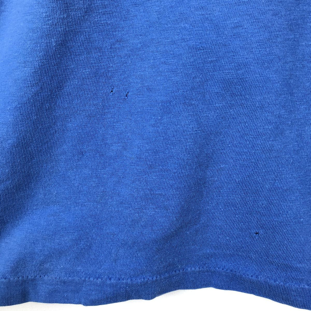80'S Ocean Pacific surf/skate t-shirt, made in USA, men's size M (approx.) cotton Blue type light blue Vintage Second Hand