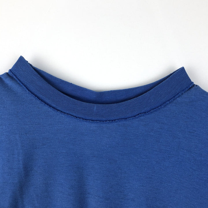 80'S Ocean Pacific surf/skate t-shirt, made in USA, men's size M (approx.) cotton Blue type light blue Vintage Second Hand
