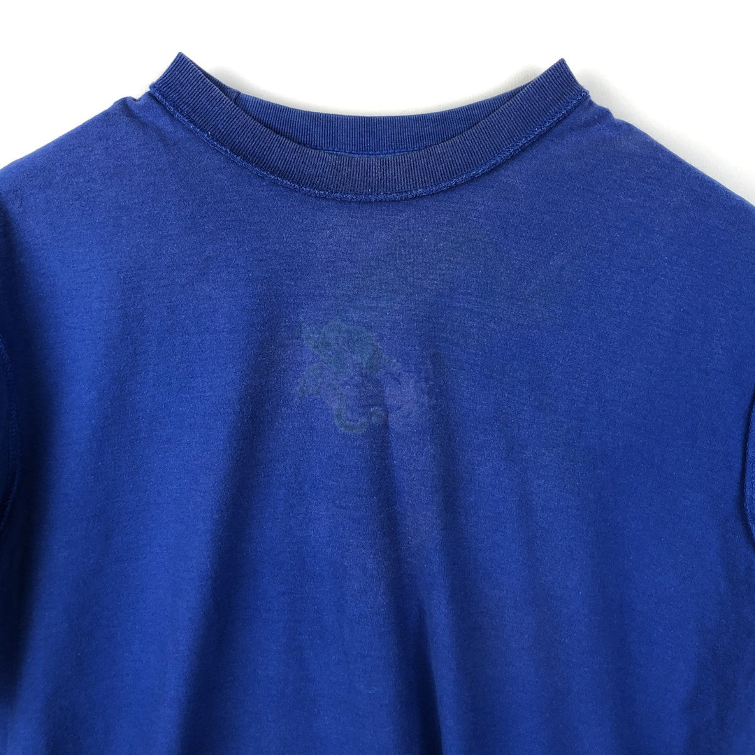 90'S Quiksilver Dragon Pattern Surf Skate T-Shirt, Men's XL (approx.), Vintage cotton blue type Vintage Second Hand