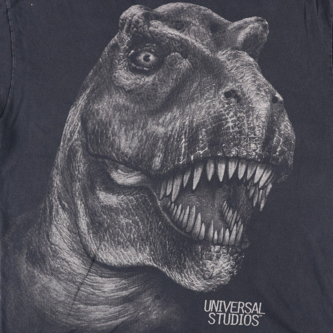 UNIVERSAL STUDIOS Advertising T-Shirt, Men's Size XL (approx.) unclear black type Vintage Second Hand