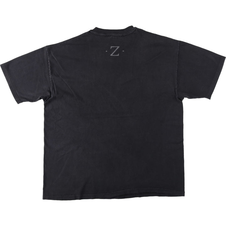 90'S Hanes BEEFY-T ZABIAN Advertising T-Shirt, Made in USA, Men's XL equivalent, Vintage cotton black type Vintage Second Hand