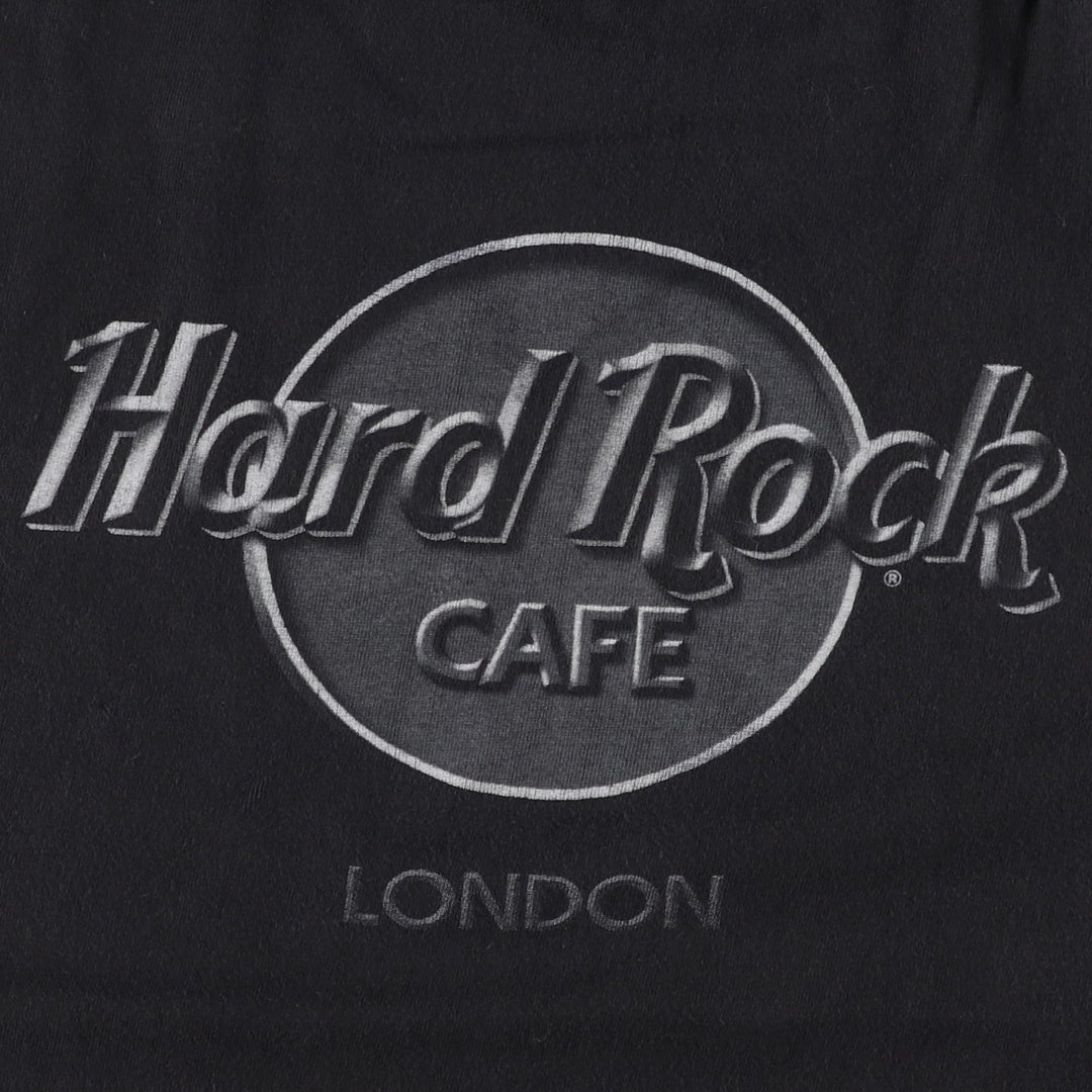 HARD ROCK CAFE Advertising T-Shirt, Size XL (Men's XL equivalent) cotton black type Vintage Second Hand