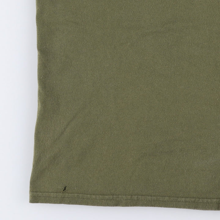 HARD ROCK CAFE Hard Rock Cafe Advertising T-shirt Men's L size cotton Khaki type sage green Vintage Second Hand