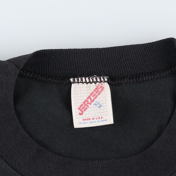 80s-90'S Jerzees SUMERDUCK TRADING CO. Advertising T-shirt, Made in USA, Men's XL equivalent, Vintage cotton black type Vintage Second Hand