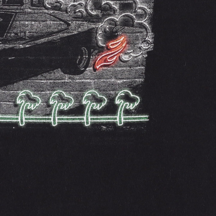 IN-N-OUT HAMBURGERS Advertising T-Shirt, Made in USA, Men's Size M (equivalent) cotton black type Vintage Second Hand