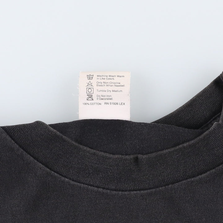 ~90'S Hard Rock Cafe Advertising T-Shirt, Made in USA, Men's XL equivalent, Vintage cotton black type Vintage Second Hand