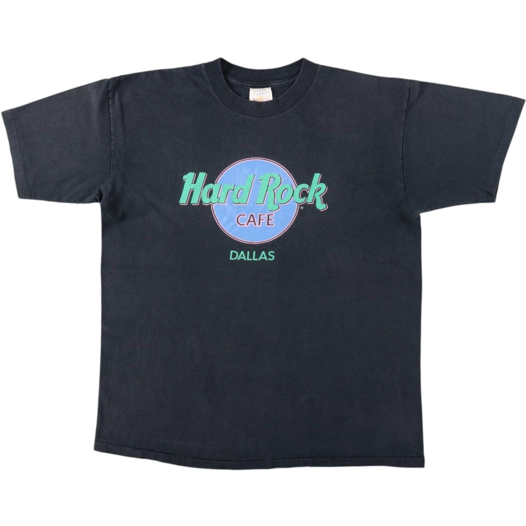 90'S HARD ROCK CAFE Hard Rock Cafe Advertising T-shirt Made in USA Men's XL Vintage cotton Charcoal Vintage Second Hand