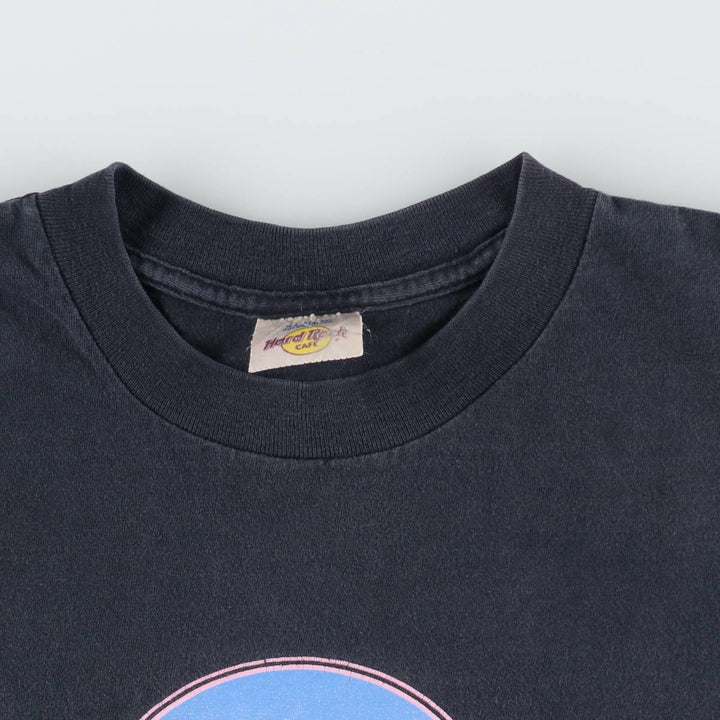 90'S HARD ROCK CAFE Hard Rock Cafe Advertising T-shirt Made in USA Men's XL Vintage cotton Charcoal Vintage Second Hand
