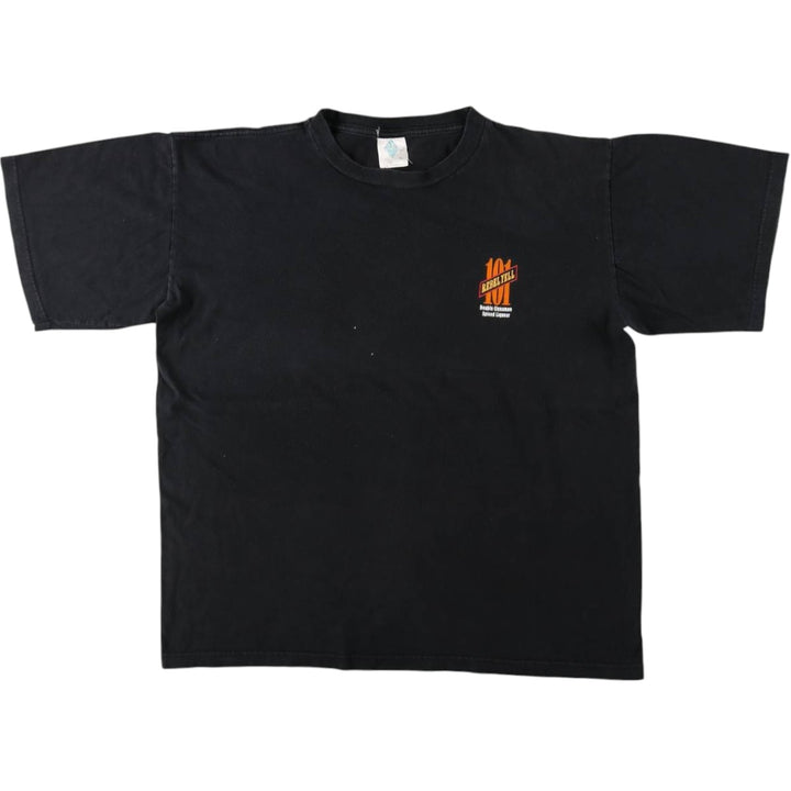 ~2000'S CHAMP REBEL YELL 101 Advertising T-Shirt, Men's XL equivalent cotton black type Vintage Second Hand