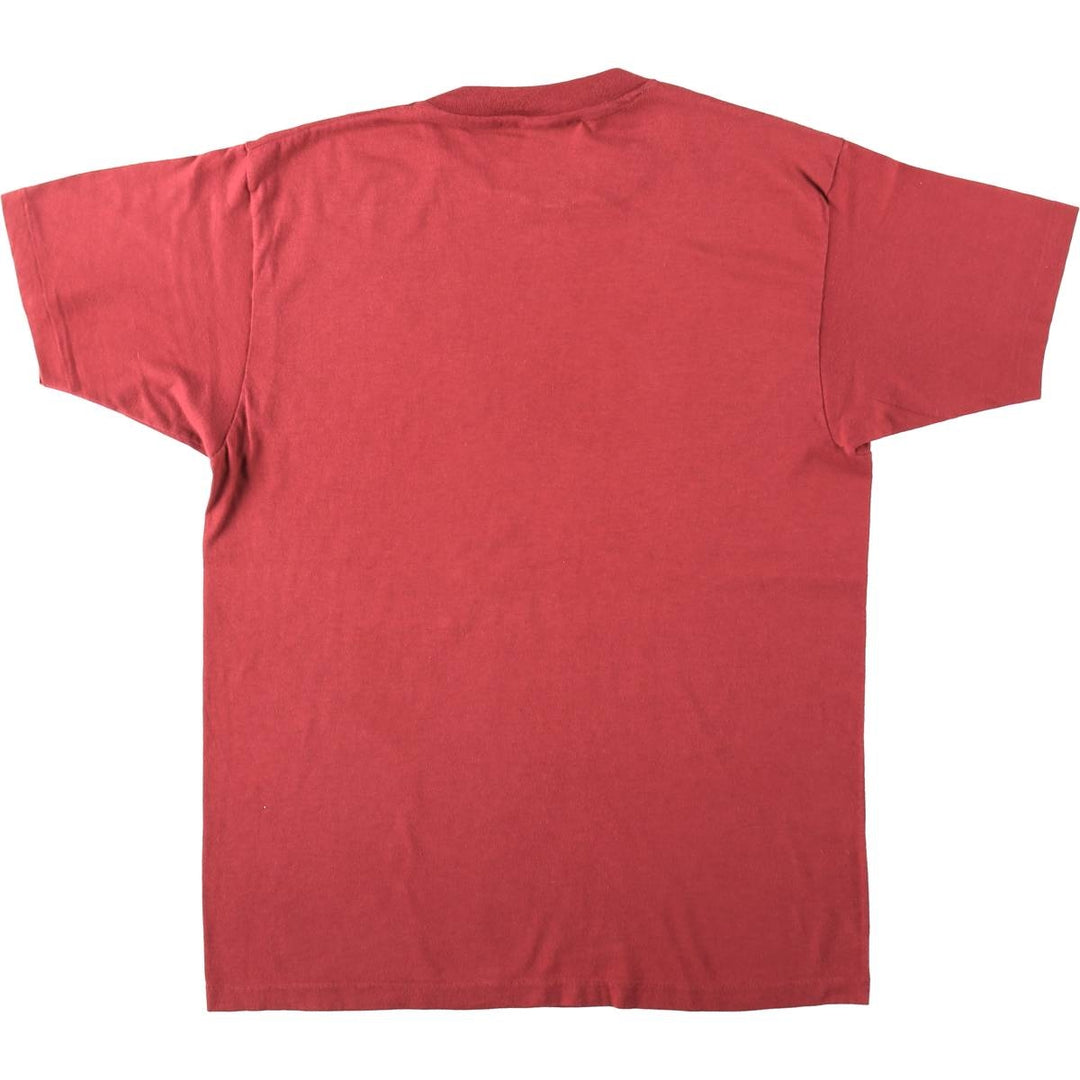 1980'S Hanes Fifty-Fifty Blue Tag Ford Advertising T-Shirt, Made in USA, Men's Size L (approx.), Vintage cotton red type Vintage Second Hand