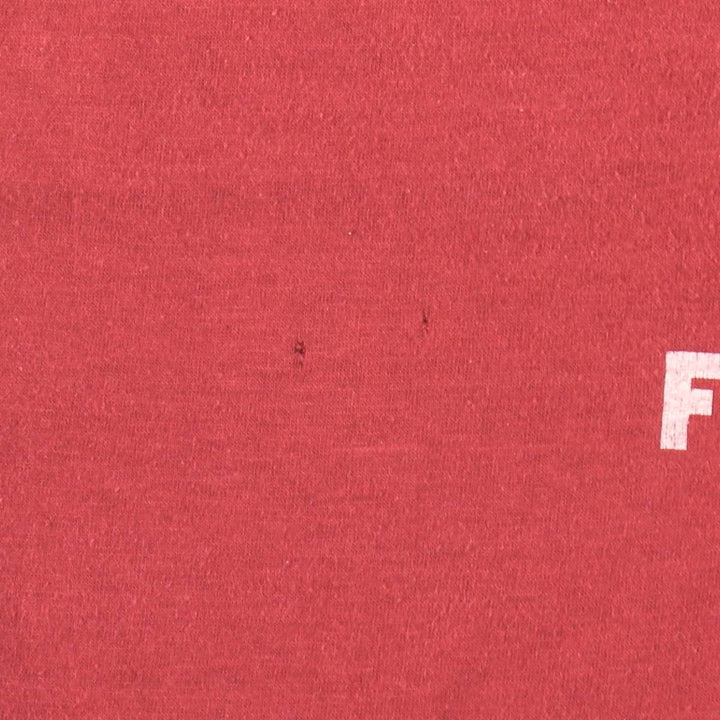 1980'S Hanes Fifty-Fifty Blue Tag Ford Advertising T-Shirt, Made in USA, Men's Size L (approx.), Vintage cotton red type Vintage Second Hand