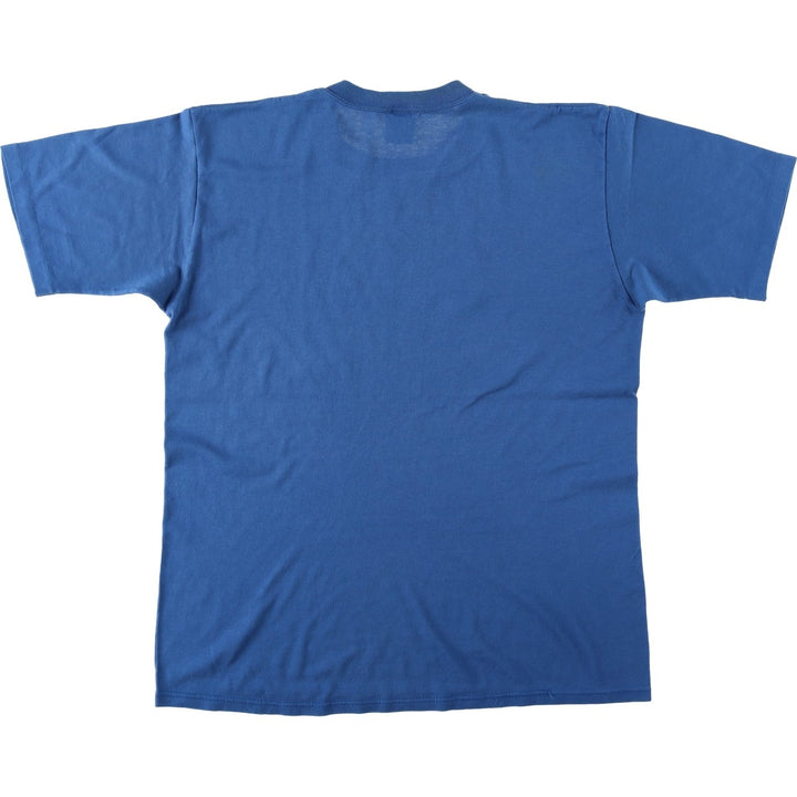 80'S Jerzees Lite BEER Advertising T-Shirt, Made in USA, Men's Size L (approx.), Vintage cotton blue type Vintage Second Hand