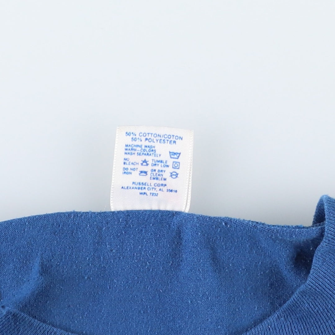 80'S Jerzees Lite BEER Advertising T-Shirt, Made in USA, Men's Size L (approx.), Vintage cotton blue type Vintage Second Hand
