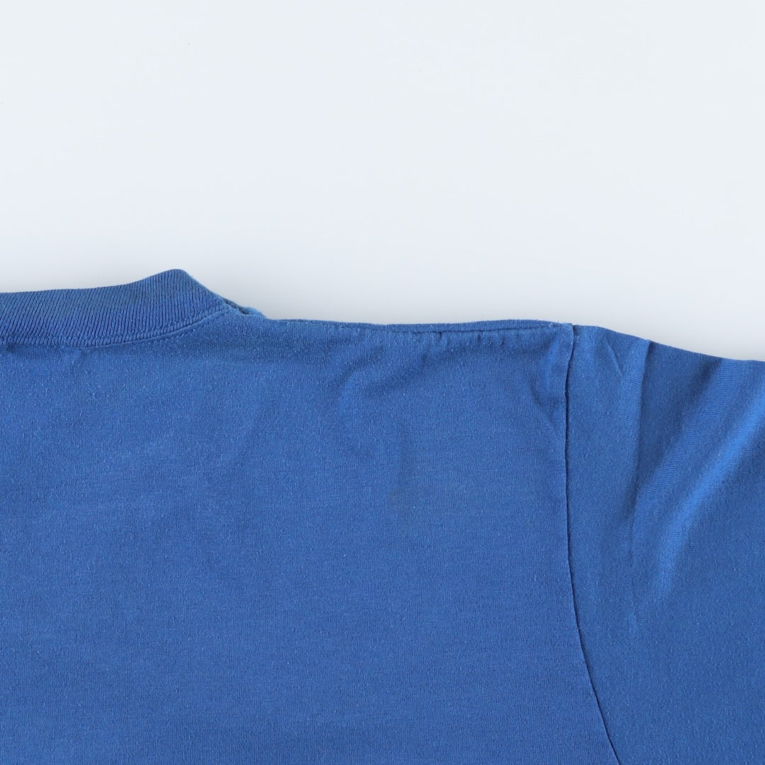 80'S Jerzees Lite BEER Advertising T-Shirt, Made in USA, Men's Size L (approx.), Vintage cotton blue type Vintage Second Hand