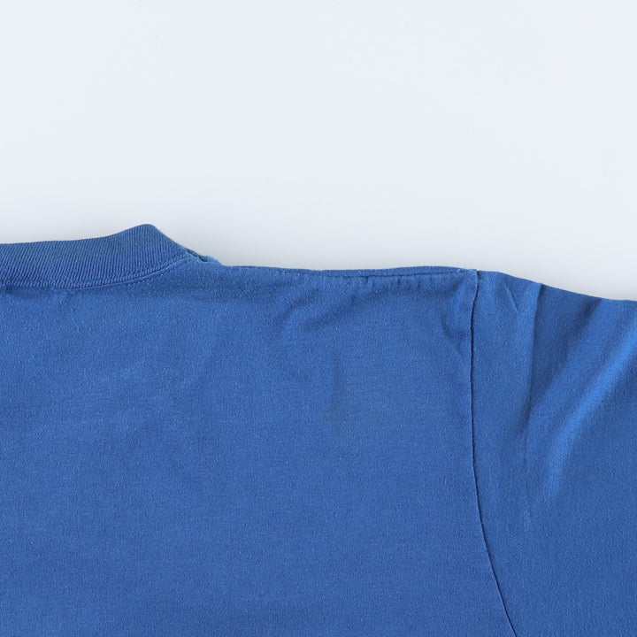80'S Jerzees Lite BEER Advertising T-Shirt, Made in USA, Men's Size L (approx.), Vintage cotton blue type Vintage Second Hand