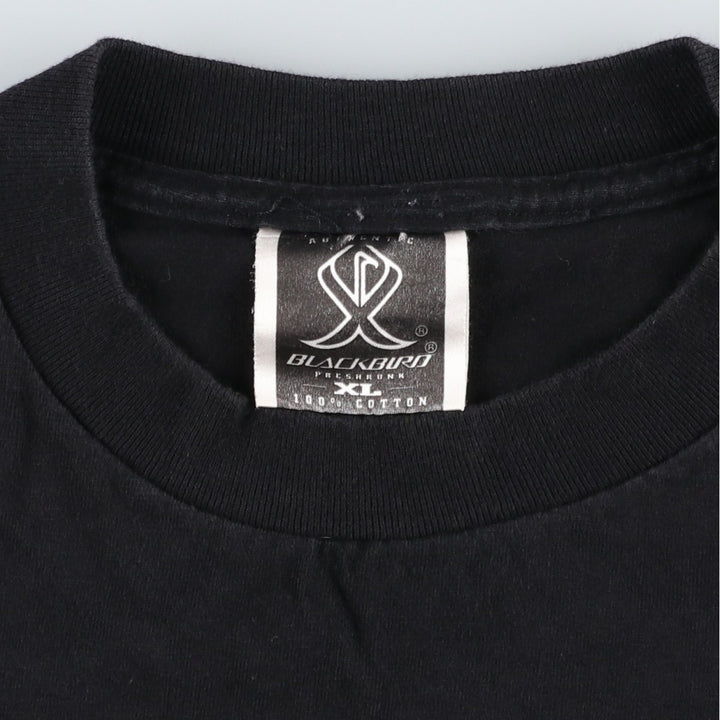 90'S BLACKBIRD MCDONNELL DOUGLAS Advertising T-Shirt, Men's XL (approx.), Vintage cotton black type Vintage Second Hand