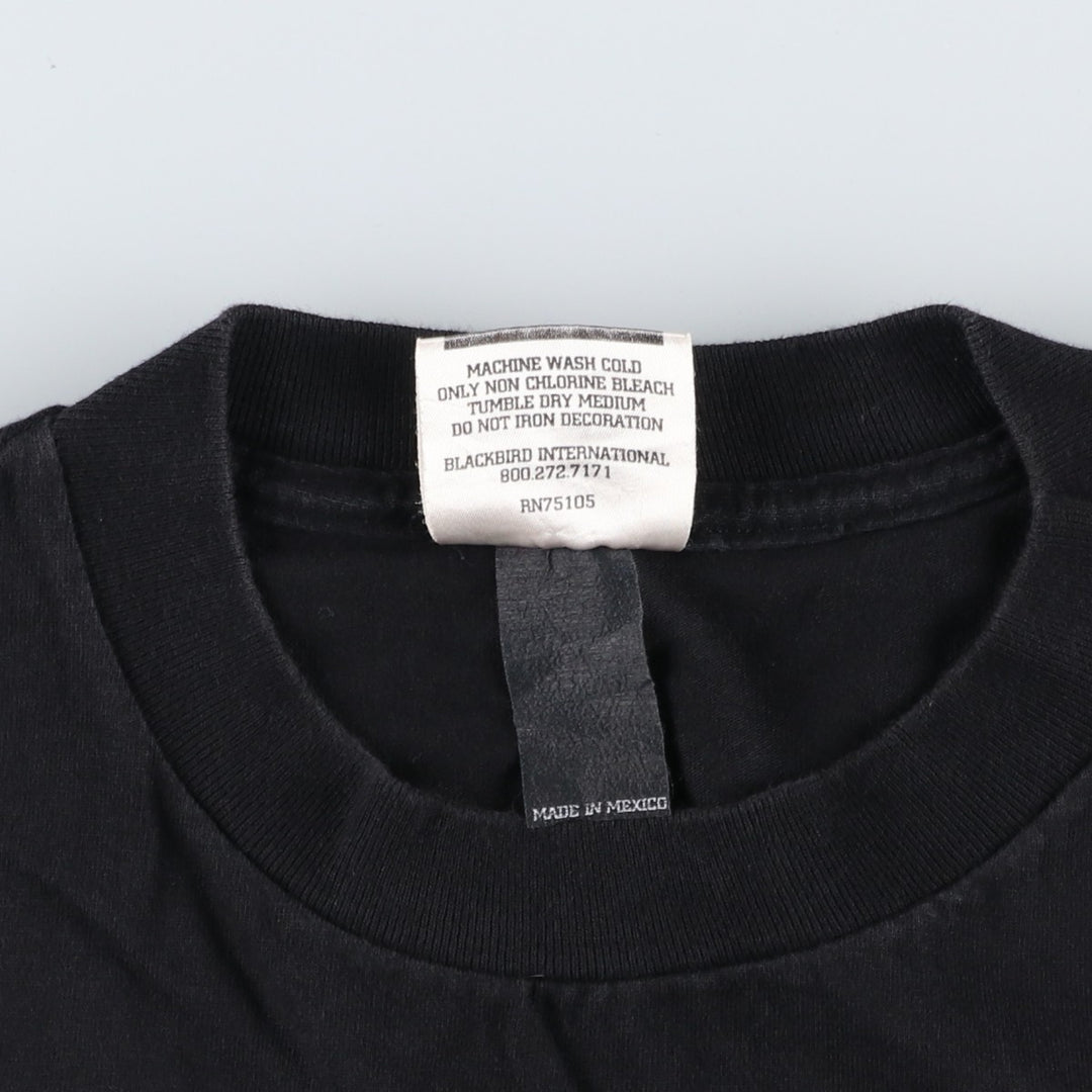 90'S BLACKBIRD MCDONNELL DOUGLAS Advertising T-Shirt, Men's XL (approx.), Vintage cotton black type Vintage Second Hand