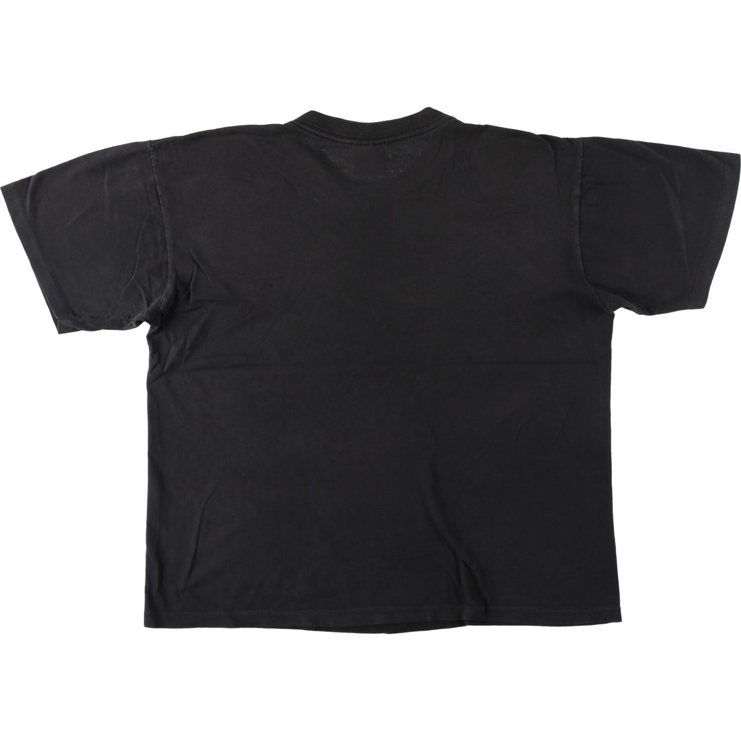 90'S ONEITA ARTSPACE Advertising T-shirt, Men's Size L (approx.), Vintage cotton black type Vintage Second Hand
