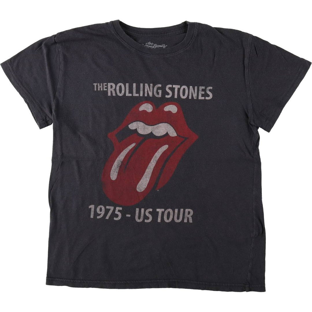 THE ROLLING STONES The Rolling Stones Band T-shirt Band T Men's L size cotton Charcoal Vintage Second Hand