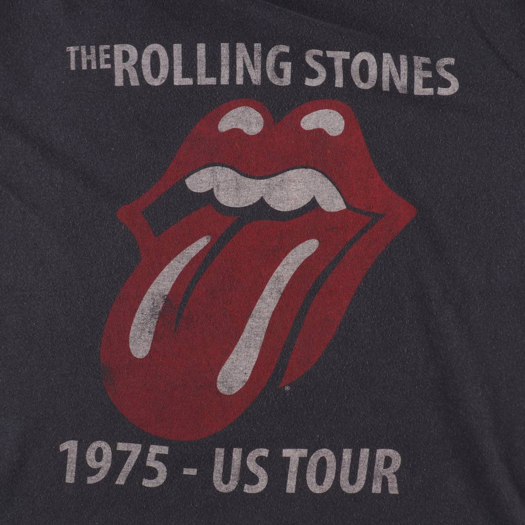 THE ROLLING STONES The Rolling Stones Band T-shirt Band T Men's L size cotton Charcoal Vintage Second Hand