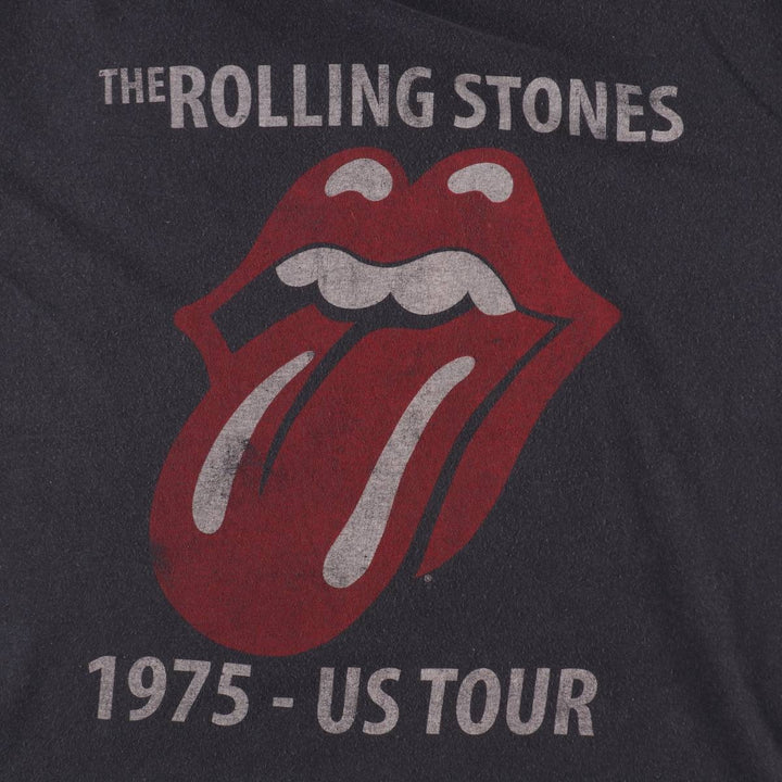 THE ROLLING STONES The Rolling Stones Band T-shirt Band T Men's L size cotton Charcoal Vintage Second Hand