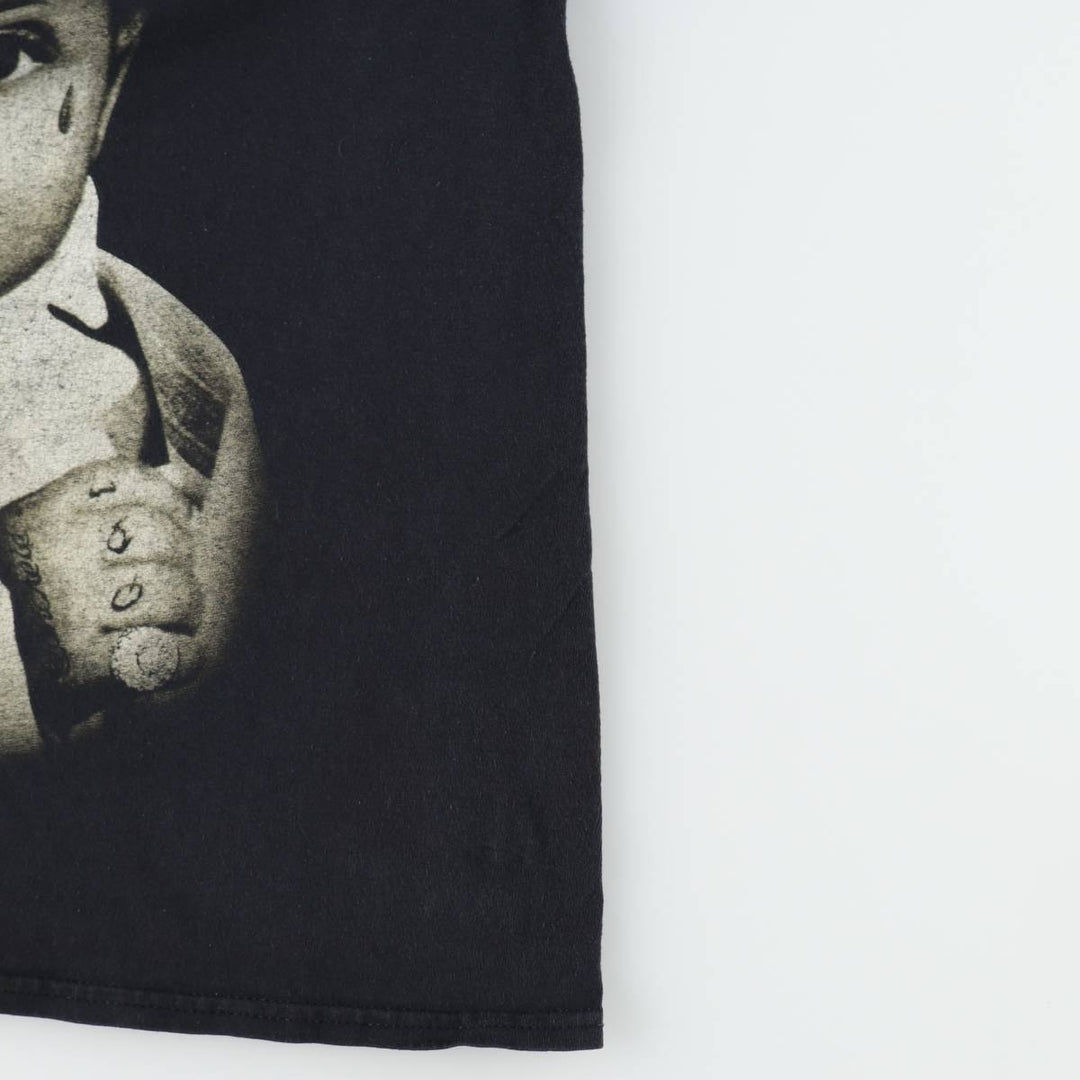 LIL WAYNE Rap T-shirt, Men's M size unclear black type Vintage Second Hand