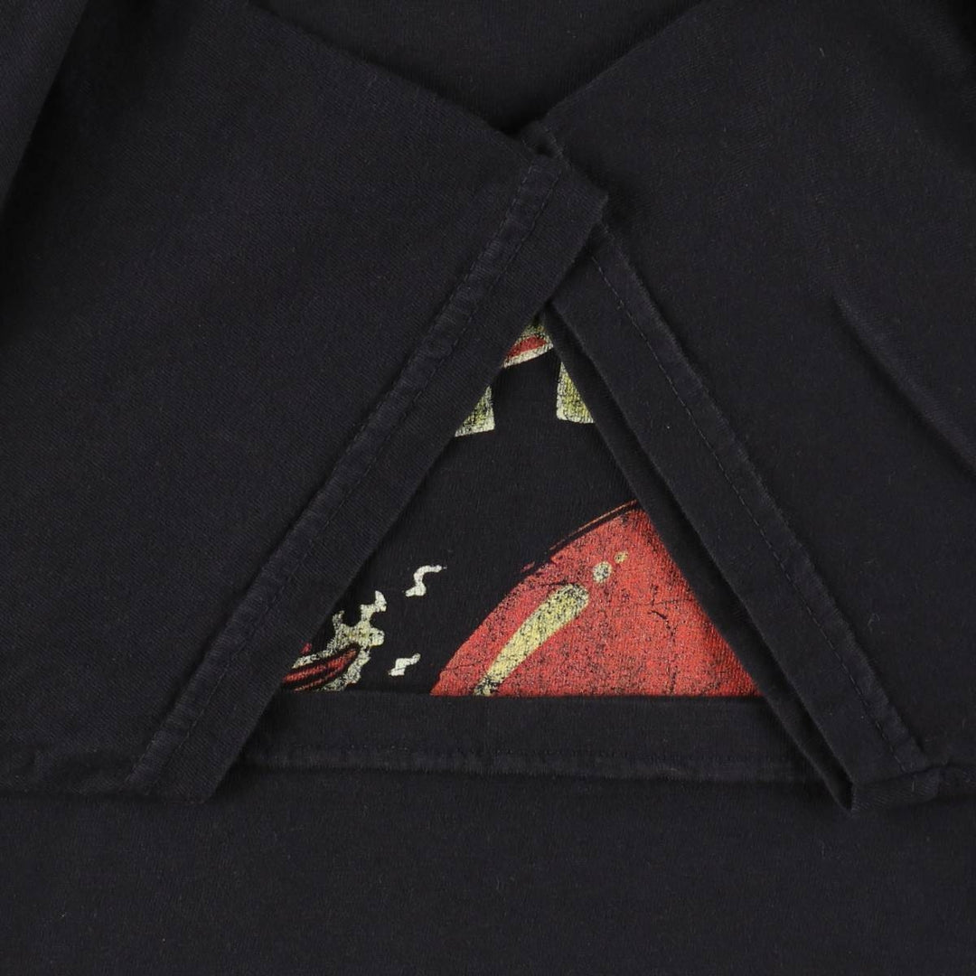 RED HOT CHILI PEPPERS Red Hot Chili Peppers Band T-shirt Band T Men's M size unclear black type Vintage Second Hand