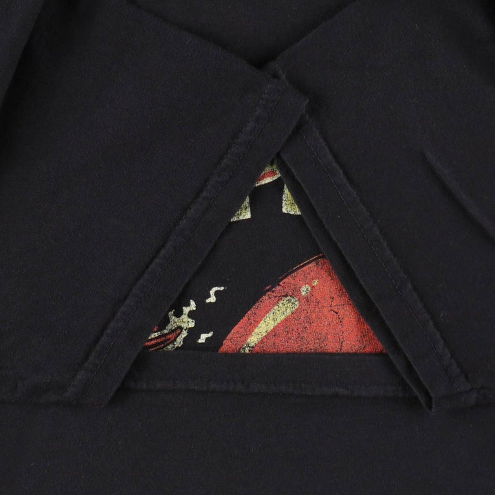 RED HOT CHILI PEPPERS Red Hot Chili Peppers Band T-shirt Band T Men's M size unclear black type Vintage Second Hand