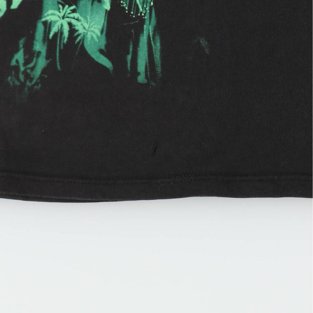 BILLIE EILISH Billie Eilish Band T-shirt Band T Men's L size cotton black type Vintage Second Hand