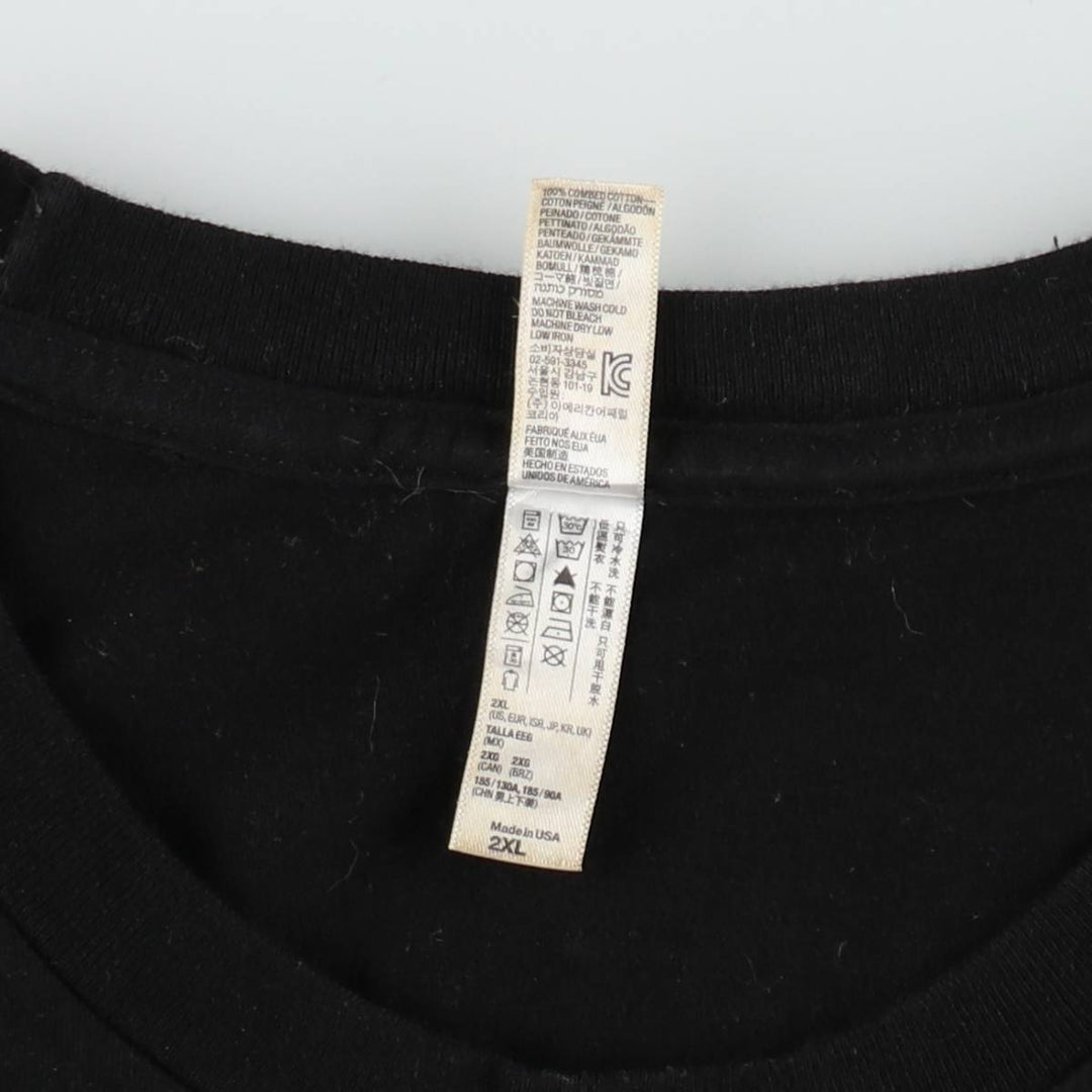 American Apparel Mudhoney Band T-Shirt, Made in USA, Men's XXL equivalent. cotton black type Vintage Second Hand