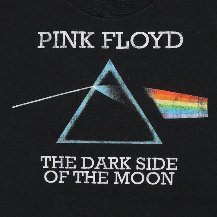 PINK FLOYD Pink Floyd Band T-shirt Band T Men's L size cotton black type Vintage Second Hand