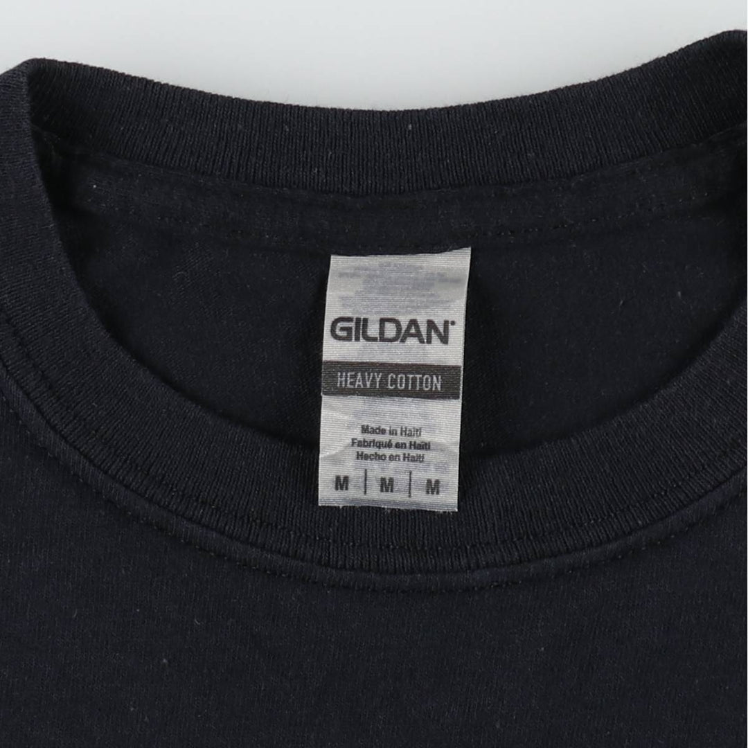 Gildan Metallica Band T-Shirt, Men's Size Medium cotton black type Vintage Second Hand