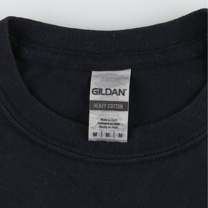 Gildan Metallica Band T-Shirt, Men's Size Medium cotton black type Vintage Second Hand