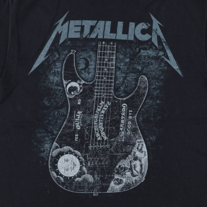 Gildan Metallica Band T-Shirt, Men's Size Medium cotton black type Vintage Second Hand
