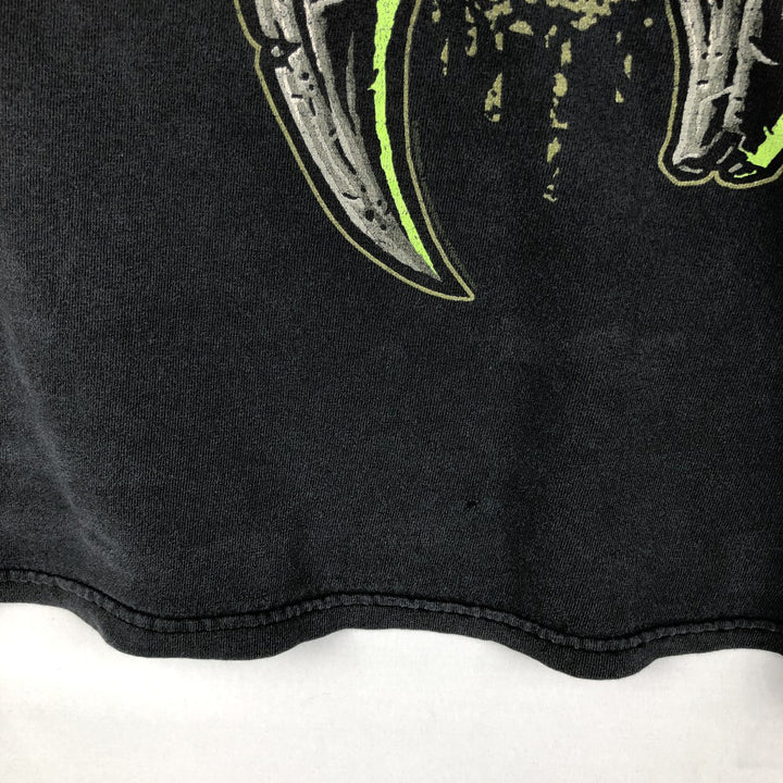 ALSTYLE METALLICA Skull Pattern Band T-Shirt (Men's Size M) cotton black type Vintage Second Hand