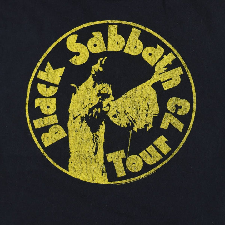 BLACK SABBATH Black Sabbath band T-shirt, band T, men's size M cotton black type Vintage Second Hand