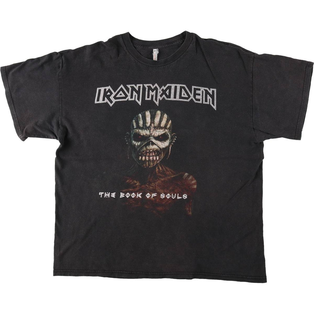 Alstyle IRON MAIDEN Band T-shirt (Men's XL equivalent) cotton black type Vintage Second Hand