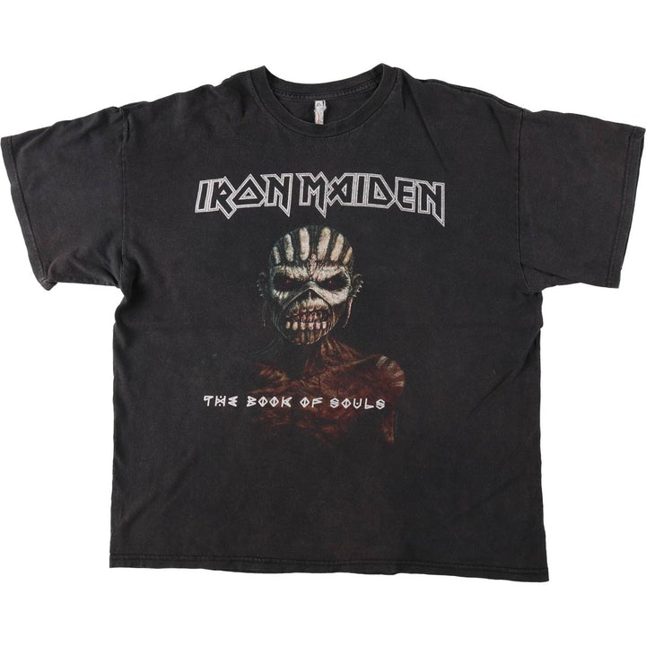 Alstyle IRON MAIDEN Band T-shirt (Men's XL equivalent) cotton black type Vintage Second Hand