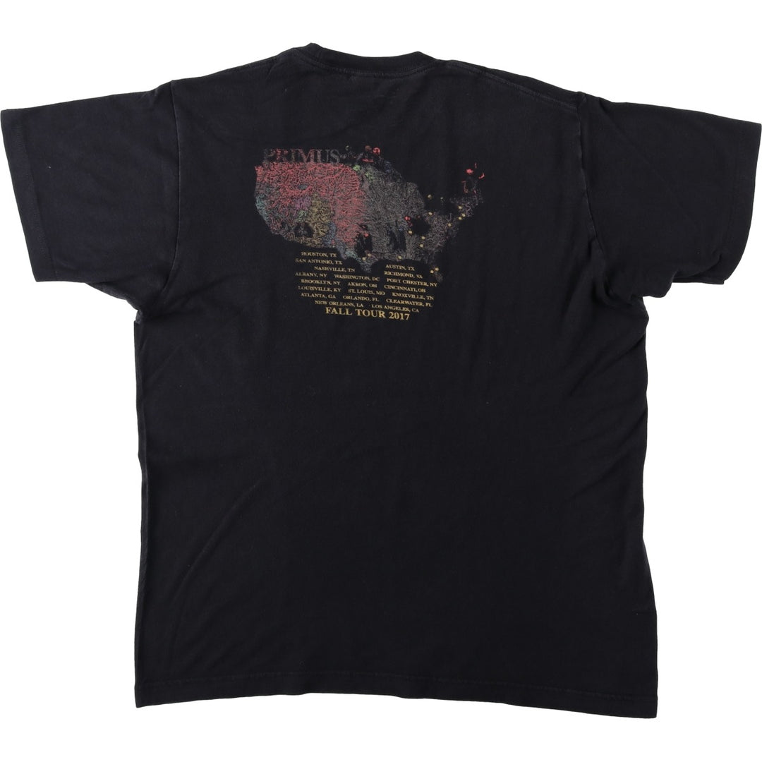 TULTEX PRIMUS Band T-Shirt, Men's Size L (equivalent) cotton black type Vintage Second Hand