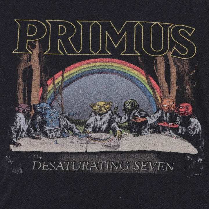 TULTEX PRIMUS Band T-Shirt, Men's Size L (equivalent) cotton black type Vintage Second Hand
